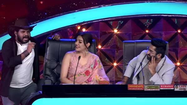 Satyabhama Fame Kajal Aggarwal graces for Dhee 17 Race to Finale show Satyabhama Fame Kajal Aggarwal graces for Dhee 17 Race to Finale show