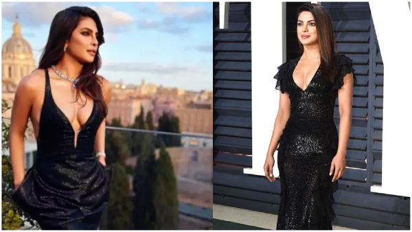 Priyanka Chopra Latest Hot Photo shoot Goes Viral in Back Shimmery outfit