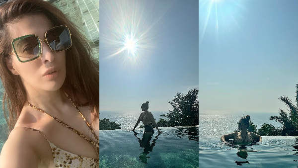 Raai Lakshmi Bikini and Swimsuit photos in Swimming pool trending in Instagram Raai Lakshmi Bikini and Swimsuit photos in Swimming pool trending in Instagram