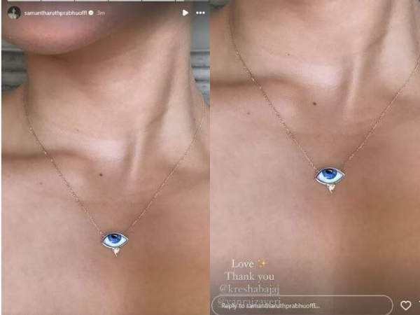 Samantha is gifted a chain by her secret boyfriend