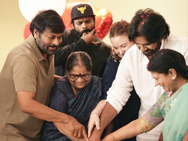 Megastar Chiranjeevi and his family are hosting a lavish party for pawan kalyan victory