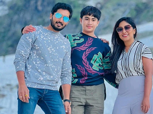 Look at Doctor Babu alias Nirupam Paritala Son Akash Raj Photos viral in Social media Look at Doctor Babu alias Nirupam Paritala Son Akash Raj Photos viral in Social media