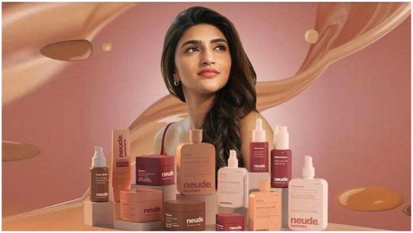 Tollywood Heroine Sreeleela Become Neude Skincare Brand Ambassador