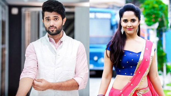 star anchor anasuya bharadwaj reacts on vijay devarakonda issue at simbaa movie trailer launch event