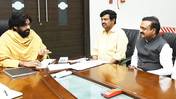 Dy CM Pawan kalyan special focus on BPCL Oil Refinery establishment in Andhra Pradesh Dy CM Pawan kalyan special focus on BPCL Oil Refinery establishment in Andhra Pradesh