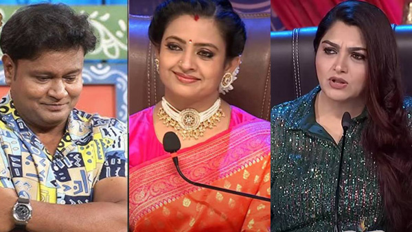 Jabardast latest promo Bullet Bhaskar calls Indraja Aunty Khushboo shocking reply