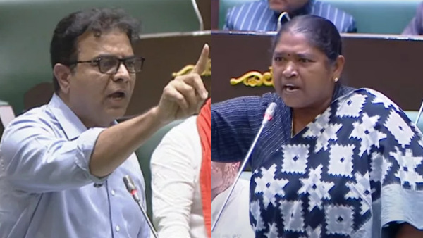 minister seethakka mentioned actor kota srinivasa rao s aha naa pellanta movie scene in telangana assembly