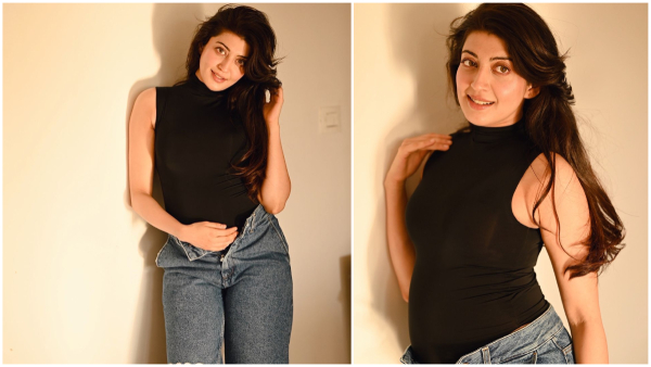 Atharintiki Daaredi Fame Pranitha Subhash Shares Baby Bump Photos in Instagram
