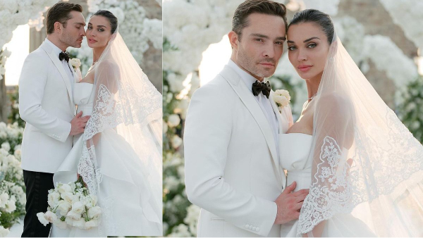 Amy Jackson shares Wedding photo Amy Jackson shares Wedding photo