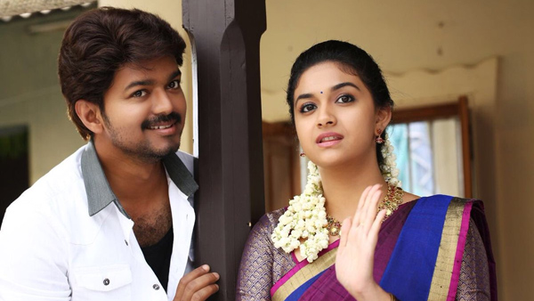 tollywood audience trolling keerthy suresh and vijay on comparing with chiru