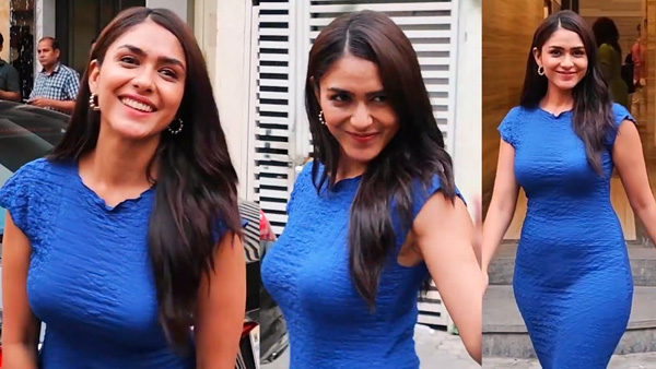 The Family Star Actress Mrunal Thakur Reveals about Her Attractive Body Parts