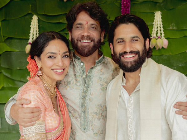 Naga Chaitanya and Sobhita Dhulipala Family Photos Goes Viral Naga Chaitanya and Sobhita Dhulipala Family Photos Goes Viral