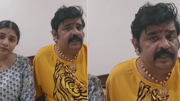 famous atrologer venu swamy and his wife veena srivani sensational comments on journalist tv5 murthy and others here s the details