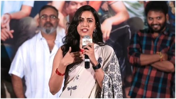 Niharika Konidela sensible reaction at Committee Kurrollu success meet