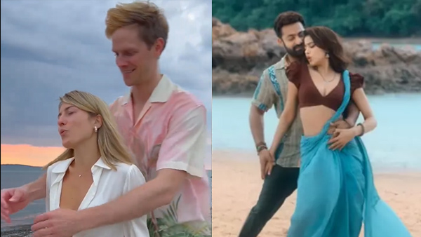 Foreign Couple Dance for Jr NTR Starrer Devara Movie Chuttamalle Song