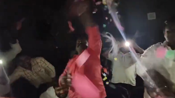 Tiruvuru TDP MLA Kolikapudi Srinivas watching mega star chiranjeevi s Indra movie Tiruvuru TDP MLA Kolikapudi Srinivas watching mega star chiranjeevi s Indra movie