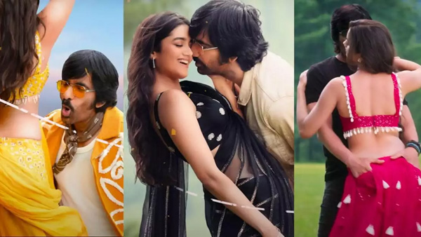 raviteja hand at Private part of bhagyasri Borse harish shankar comments Mr bachchan Scene