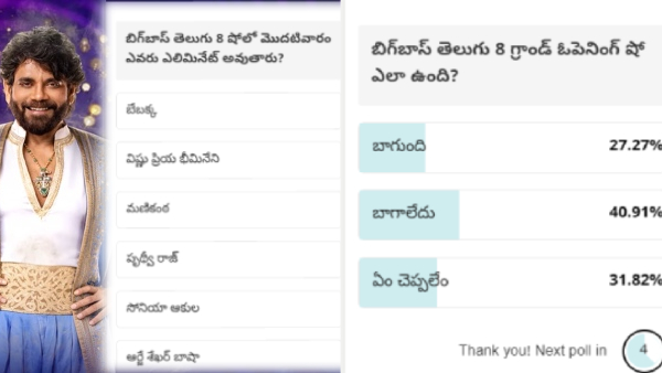 Survey on Elimination and Nominations in Bigg Boss Telugu 8 Show Filmibeat find out interesting facts