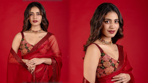 BRO Fame Priya Prakash Varrier Latest Onam Special Photos Viral