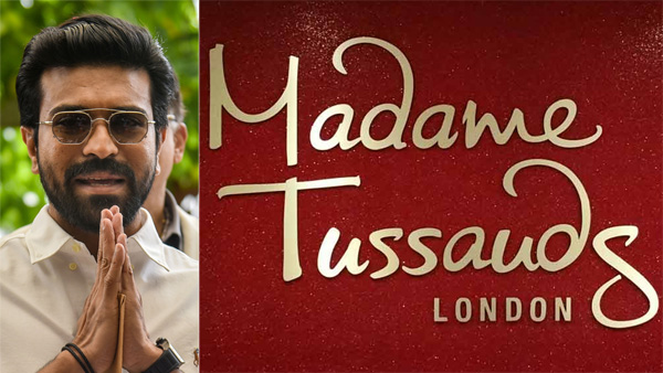 Tollywood Hero Ram Charan Honored With Madame Tussauds Wax Statue In London Tollywood Hero Ram Charan Honored With Madame Tussauds Wax Statue In London