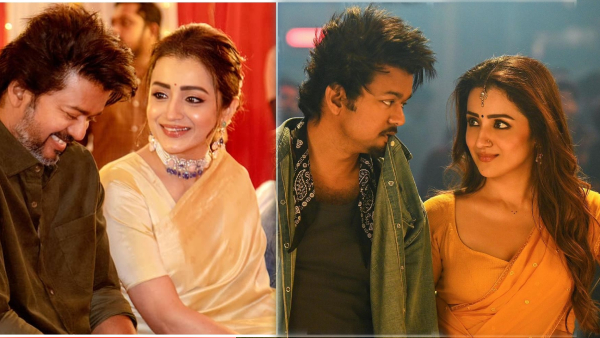 Trisha Krishnan Shares Vijay s The Goat s Song photos in Instagram goes Viral
