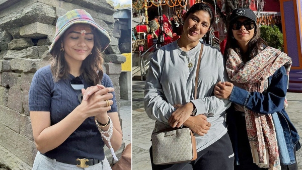 actress mrunal thakur visits 1400 years old Jageshwar Temple complex in Uttarakhand here