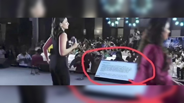 is alia bhatt cheated telugu Audience with Tele Promptor in jigra pre release in Hyderabad is alia bhatt cheated telugu Audience with Tele Promptor in jigra pre release in Hyderabad