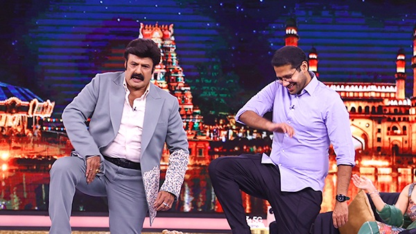 Is Venky Atluri crush on Pooja Hegde Producer Naga Vamsi leaks to Balakrishna at Unstoppable 4