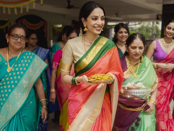 Sobhita Dhulipala in Haldi Function Preparations before Marriage with Naga Chaitanya