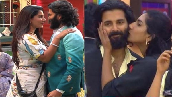 Bigg Boss 8 Telugu Vishnupriya and Prithviraj s behavior controversial in the Bigg Boss house massage video viral in social media Bigg Boss 8 Telugu Vishnupriya and Prithviraj s behavior controversial in the Bigg Boss house massage video viral in social media