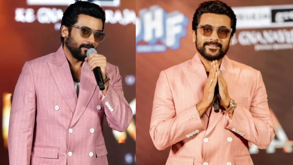 Suriya Apologizes To Media For Late Arrival to Kanguva Promotions in Mumbai paparazzi