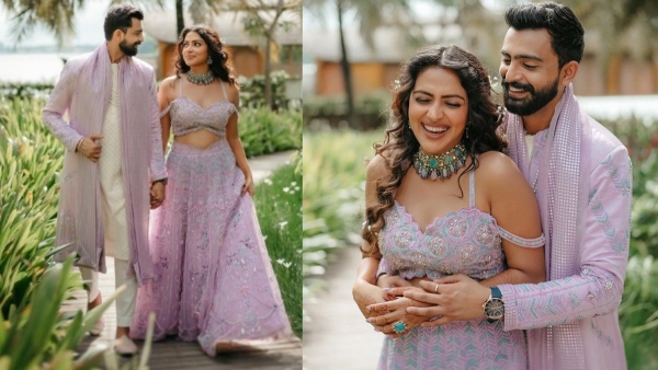 Heroine Amala pal shared her wedding video on the occasion of her first wedding anniversary