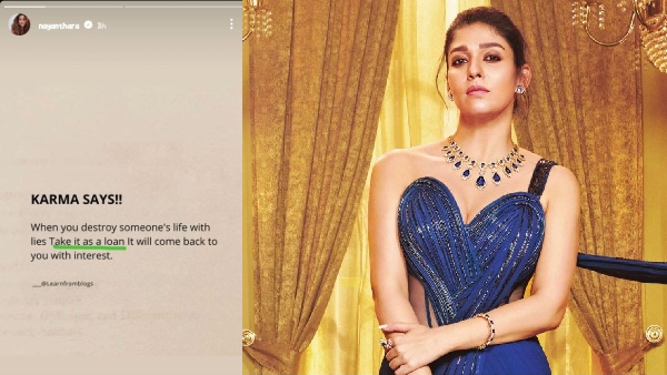 nayanthara gave strong warning to star hero indirectly