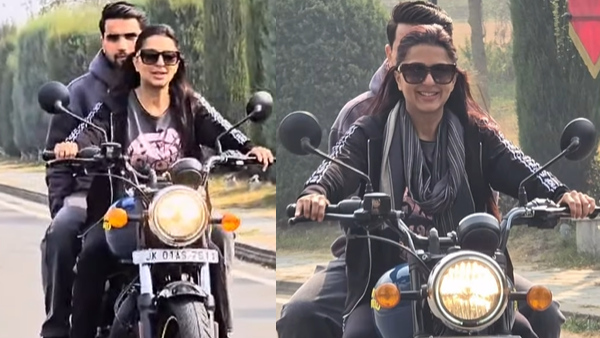 actress bhumika chawla rides a Harley Davidson bike video goes viral