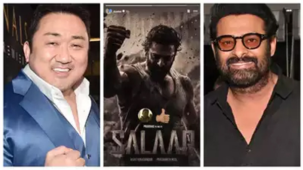 Korean star Don Lee shared a poster of Prabhas from movie Salaar if he is Salaar 2 villain