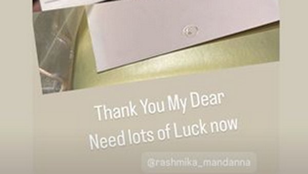 rashmika mandanna sends special gift to allu arjun