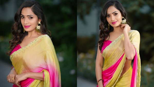 karthika deepam fame Shobha Shetty PhotoShoot with saree Her latest photos here
