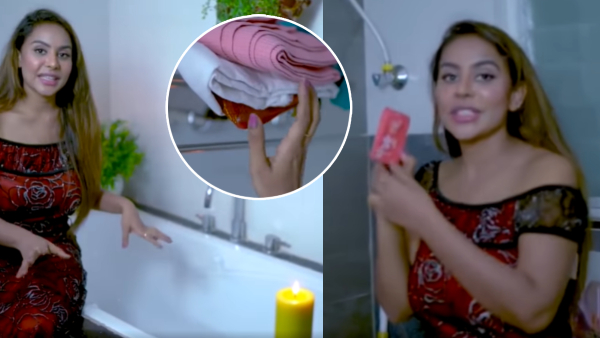 Actress sri reddy bathroom tour video goes viral