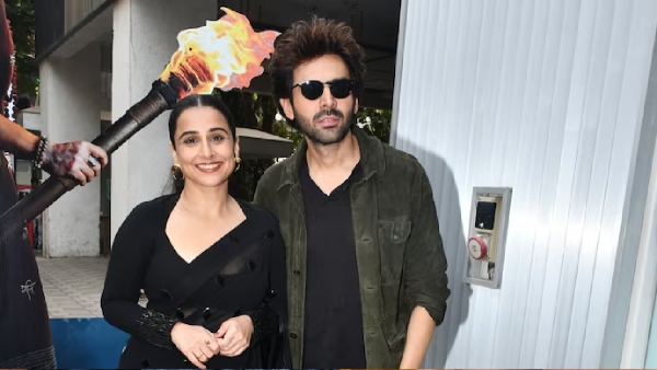 Vidya Balan reveals Secret behind Kartik Aryan s Condom Advertisement in Bhool Bhulayaa 3 Promotions