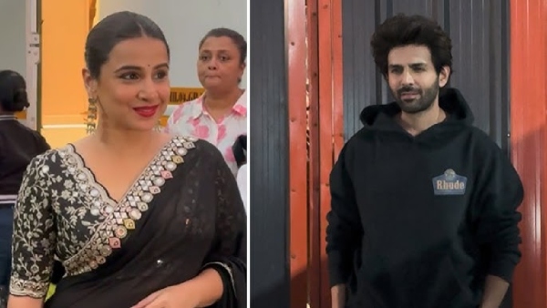 Vidya Balan reveals Secret behind Kartik Aryan s Condom Advertisement in Bhool Bhulayaa 3 Promotions