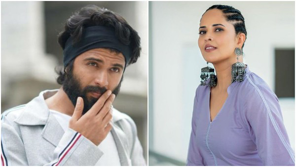 Is actor anasuya Bharadwaj indirectly comment on Vijay devarakonda Instagram post viral