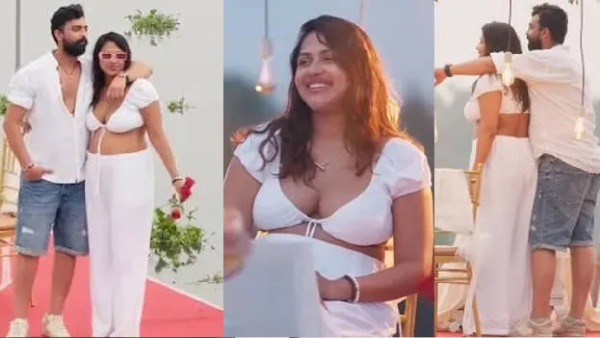 Actress Amala Paul is celebrating her wedding anniversary with husband Jagat Desai her post viral