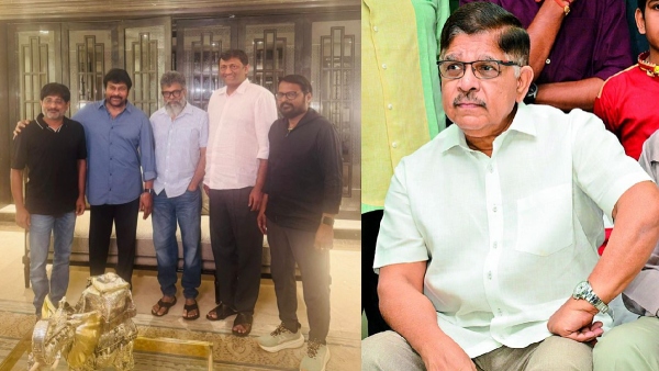 allu arjun absent for Pushpa 2 The Rule Movie unit meets Megastar Chiranjeevi event