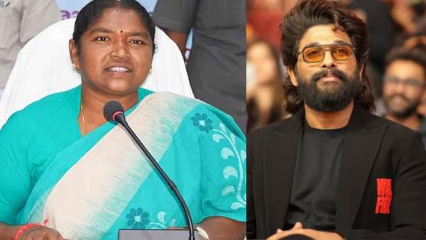 Telangana Minister Seethakka sensational comments on Allu Arjun Pushpa movie