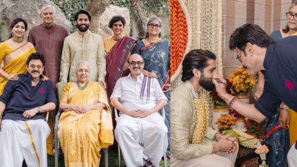 Actor Venkatesh shared Naga Chaitanya - Sobhita s wedding some special photos on social media Actor Venkatesh shared Naga Chaitanya - Sobhita s wedding some special photos on social media