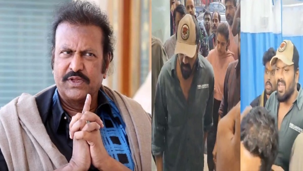 manchu mohan babu in his separate world not even caring their family controversy