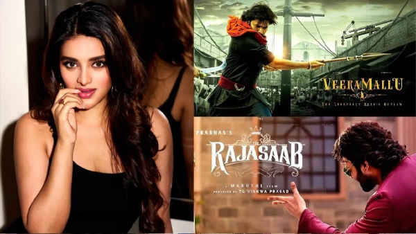 here is what nidhhi agerwal answer on prabhas and pawan movies