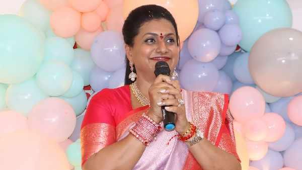 ysrcp leader rk roja made sensational comments on her daughter anshumalika selvamani