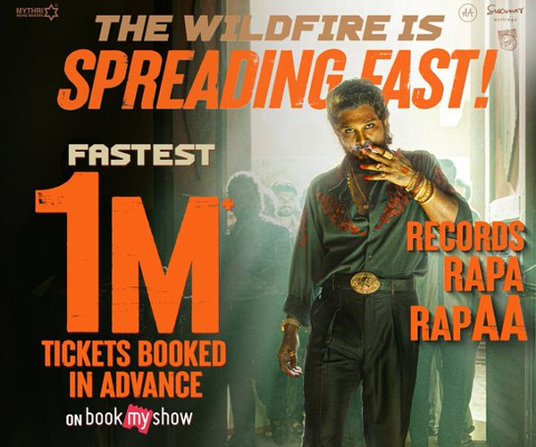 Allu Arjun Pushpa 2 sold 1 million tickets amassed Rs 50 crore in pre-sales In advance booking