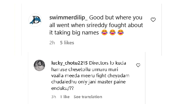 Netizen Trolls on Anchor Jhansi over Instagram Post on Jani Master Case by Telugu Film Chamber